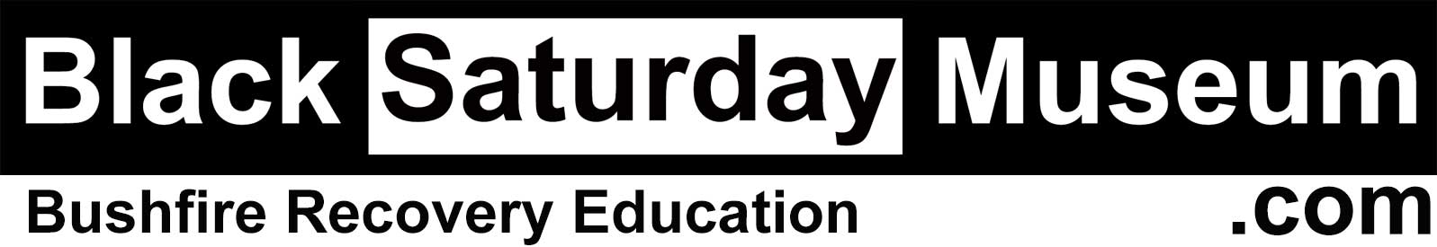 Black Saturday Museum logo